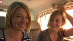 Tara Brown and Sally Faulkner after their release.