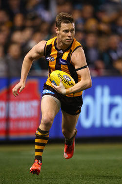 Sam Mitchell has been in outstanding form for Hawthorn. Photo: Getty