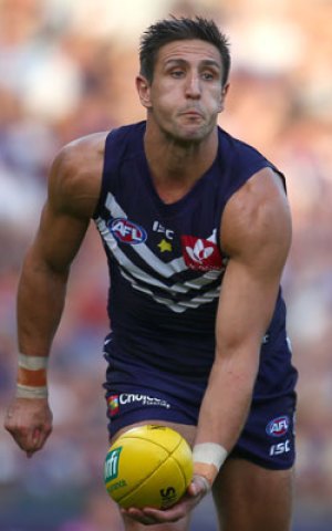 Not enough support: Matthew Pavlich, as usual, needs more of a hand. Photo: Getty