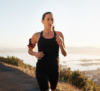 woman running