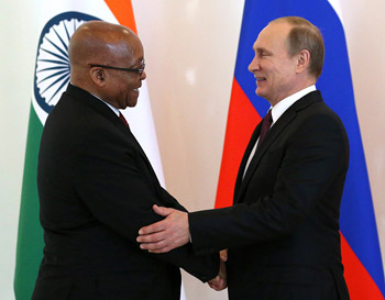 Zuma and Putin