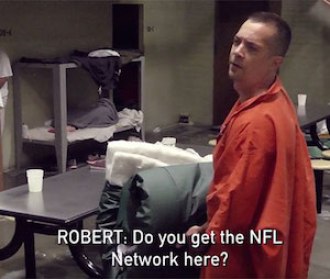 Robert gets himself in trouble straight away. Photo: A&E Network