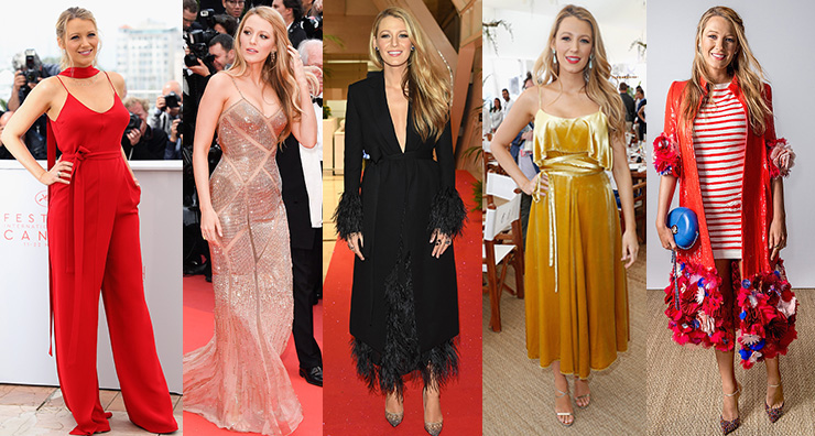 Blake Lively had roughly six outfit changes in two days. Photo: Getty