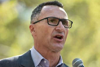 The Greens leader was accused of not declaring a property. Photo: Getty
