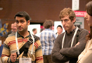 Actors Kumail Nanjiani (left) and Thomas Middleditch. Photo: HBO