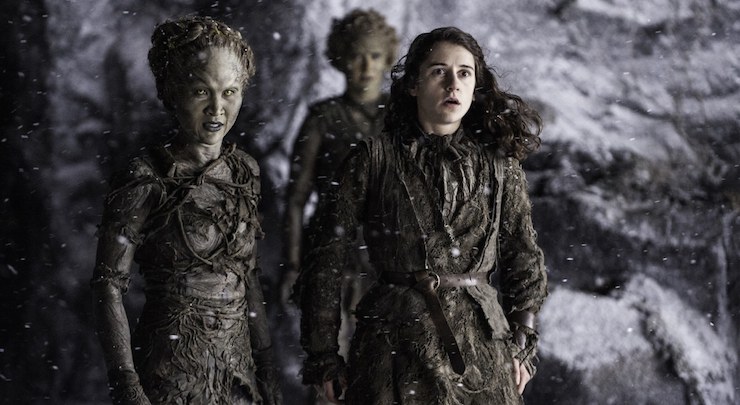 Leaf (left) and Meera were unable to keep the White walkers at bay. Photo: HBO