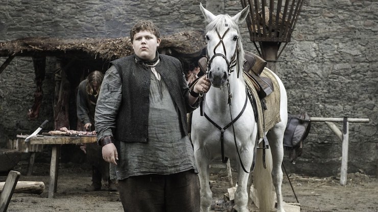 Little (sort of) Hodor! Photo: HBO