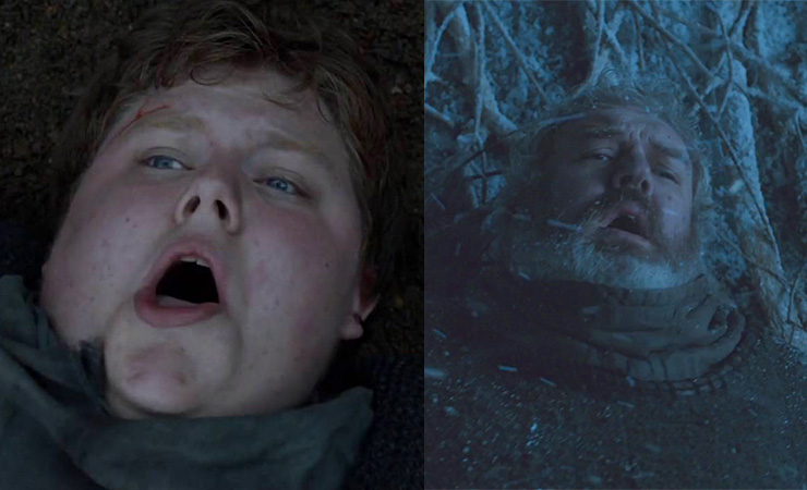 Hodor held the door while the rest of us could barely hold it together. Photo: HBO