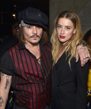 The exes together in February this year.