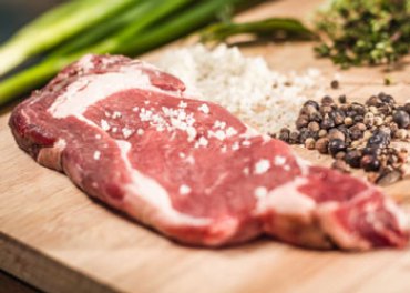 raw steak