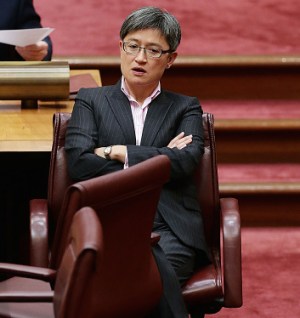 Penny Wong has been on the receiving end of gaslighting. Photo: Getty