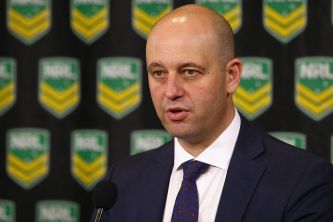 NRL boss Todd Greenberg says players face lifetime bans. Photo: Getty.