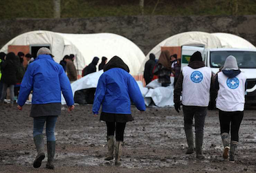 A French migrant camp: part of an EU-wide crisis. Photo: AAP.