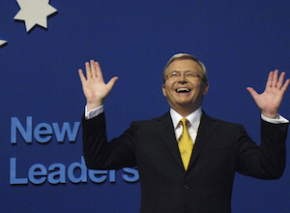 Kevin Rudd has been slammed by Kristina Keneally. Photo: AAP