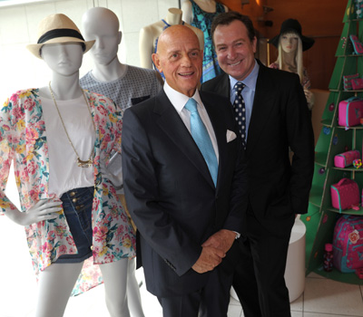 Mr MciInes (right) teamed up with Solomon Lew. Photo:AAP