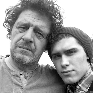 Marco Senior and Marco Junior in a selfie posted to Junior's Instagram. 