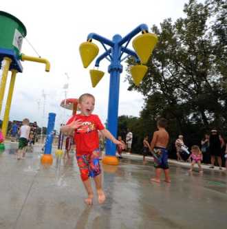 The Greenwood Splash Park is for kids of all ages. Photo: Supplied