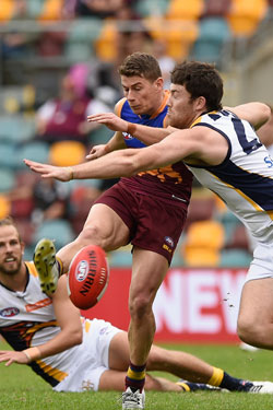 Brisbane and West Coast was a tough game to watch. Photo: Getty