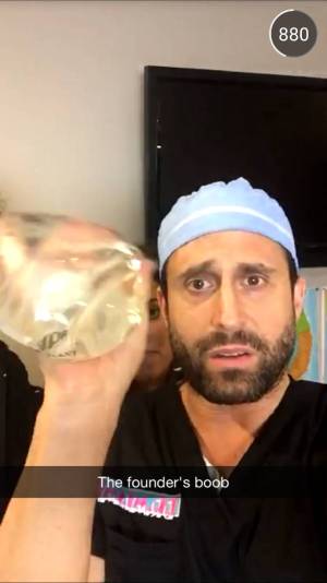 Dr Miami's day-to-day proceedings captured on social media. Photo: Snapchat