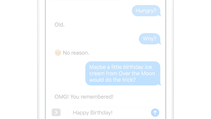 imessage animated effects