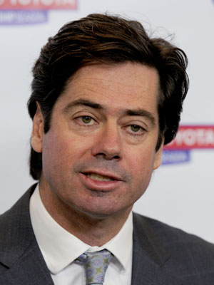 AFL boss Gillon McLachlan was unhappy with McGuire. Photo: Getty