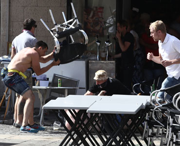 Police failed to control the violence. Photo: Getty
