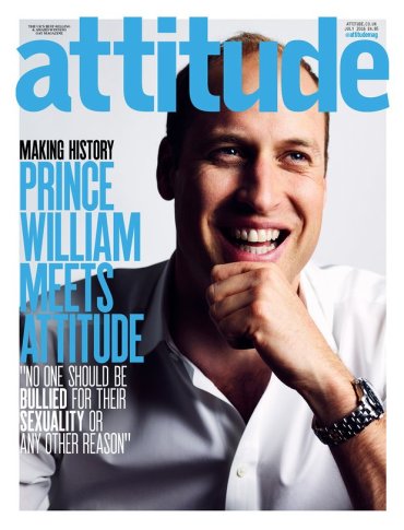 attitude magazine prince william