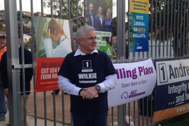 Independent MP Andrew Wilkie held the seat of Denison. Photo: ABC