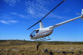 Scientists from UNSW used satellite data to locate the 'New Riversleigh' fossil field before visiting it via helicopter.