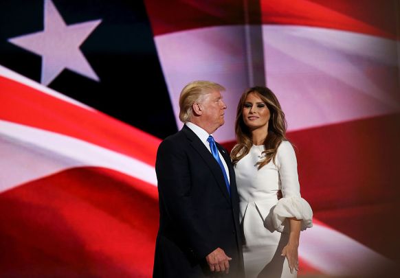Melania Trump almost certainly plagiarised the Obama speech. Photo: Getty