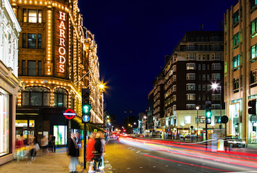 Harrods of London: cheaper for Aussie-dollar shoppers. Photo: Getty.