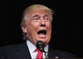 donald trump yelling shout