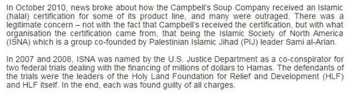 One Nation on halal food.