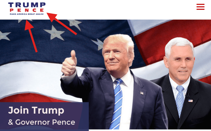 trump pence logo