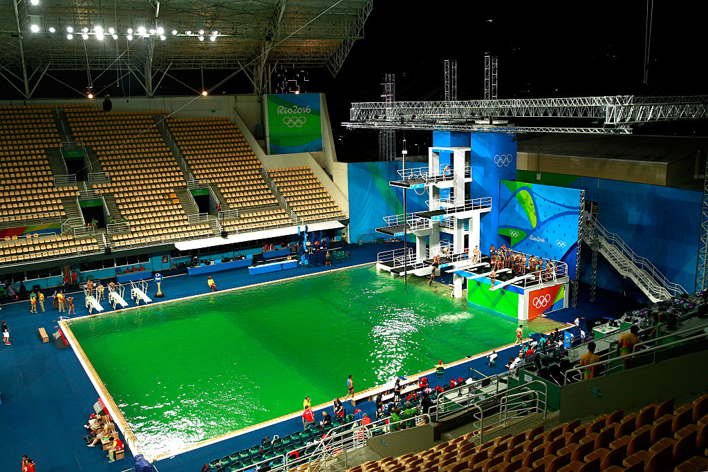 Rio Olympics diving pool