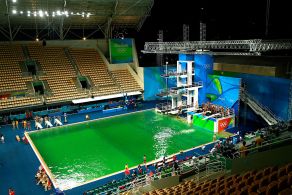 Rio Olympics diving pool