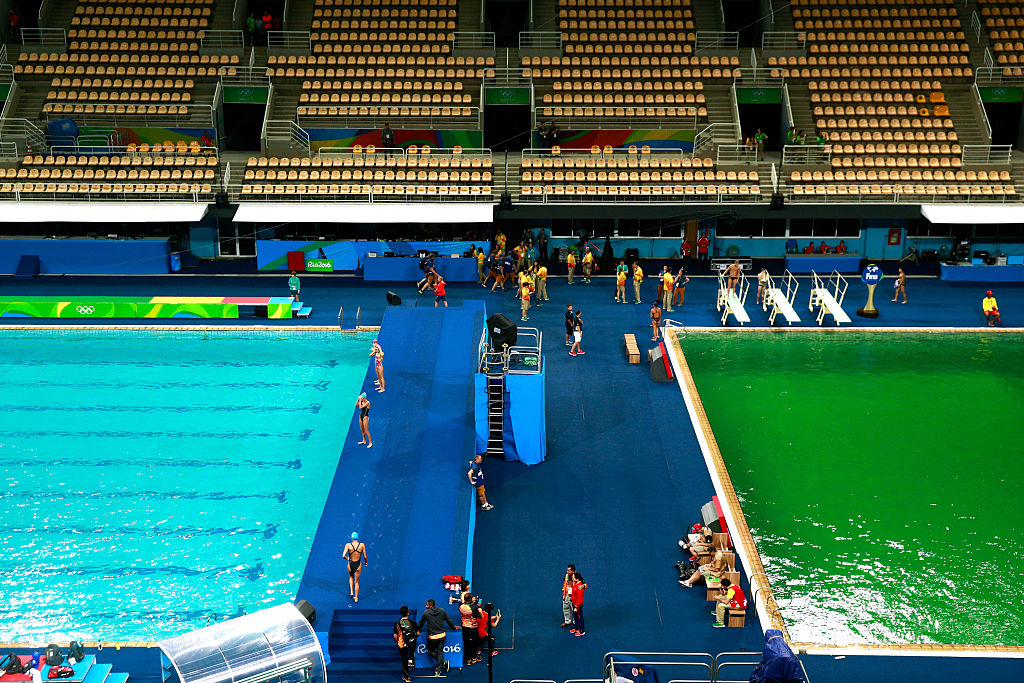 Rio olympics diving pool