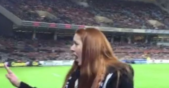 The Port Adelaide fan at the centre of the incident. Photo: Twitter.