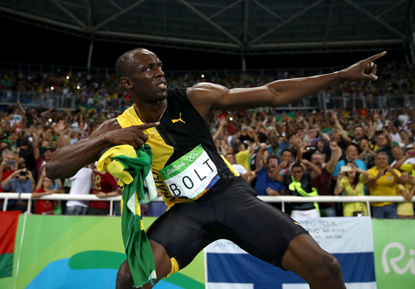 usain bolt gold