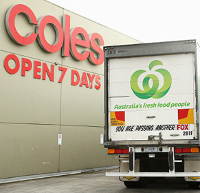 Coles Woolworths. Photo: Getty