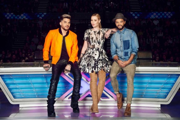 Adam Lambert, Iggy Azalea and Guy Sebastian.