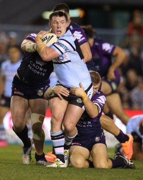 Cronulla captain Paul Gallen: beating Storm would top Origin victory.