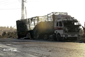 Syria aid convoy bombing