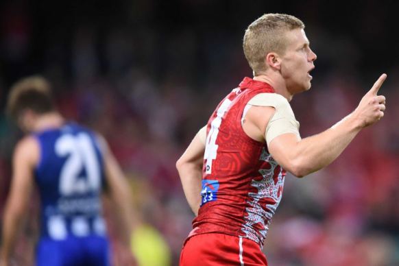 Dan Hannebery was one of five Swans named in the 2016 All Australian team.