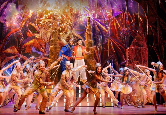 The sheer scale of Aladdin's set is breathtaking. Photo: Deen van Meer