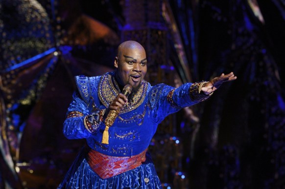 Michael James Scott is hilarious as Genie. Photo Deen van Meer