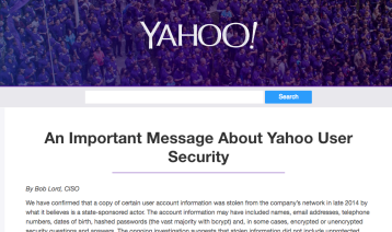 Yahoo data stolen