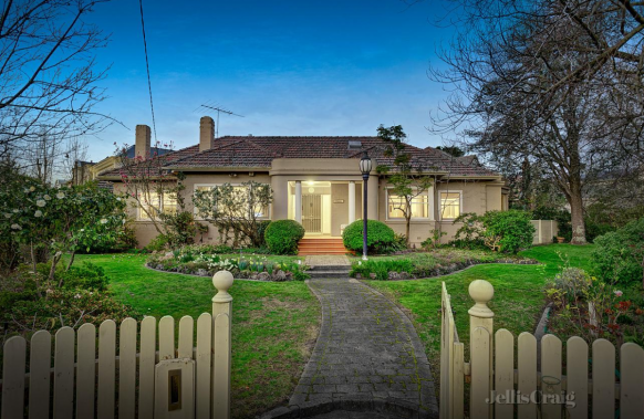 The 1930s home at 107 Mont Albert Road sold for $4 million.