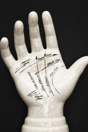 A typical palmistry model. Photo: Getty