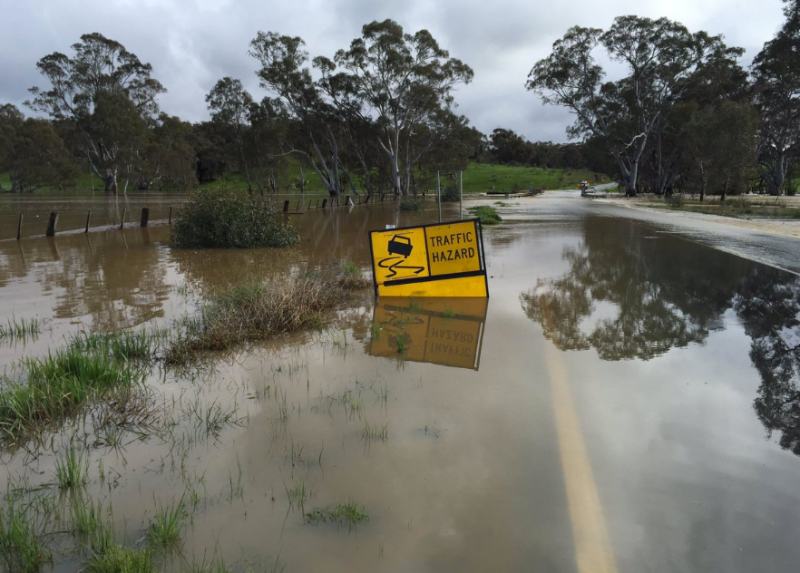 Some parts of Victoria have had more than a month's rain in the past two days.